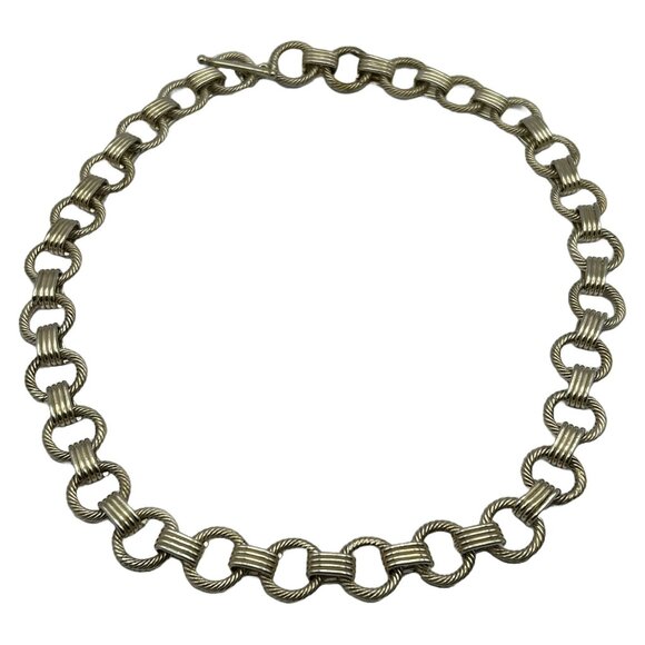 Judith Ripka Jewelry - Sterling Silver Judith Ripka Cable Chain 20" Heavy Necklace - 94g